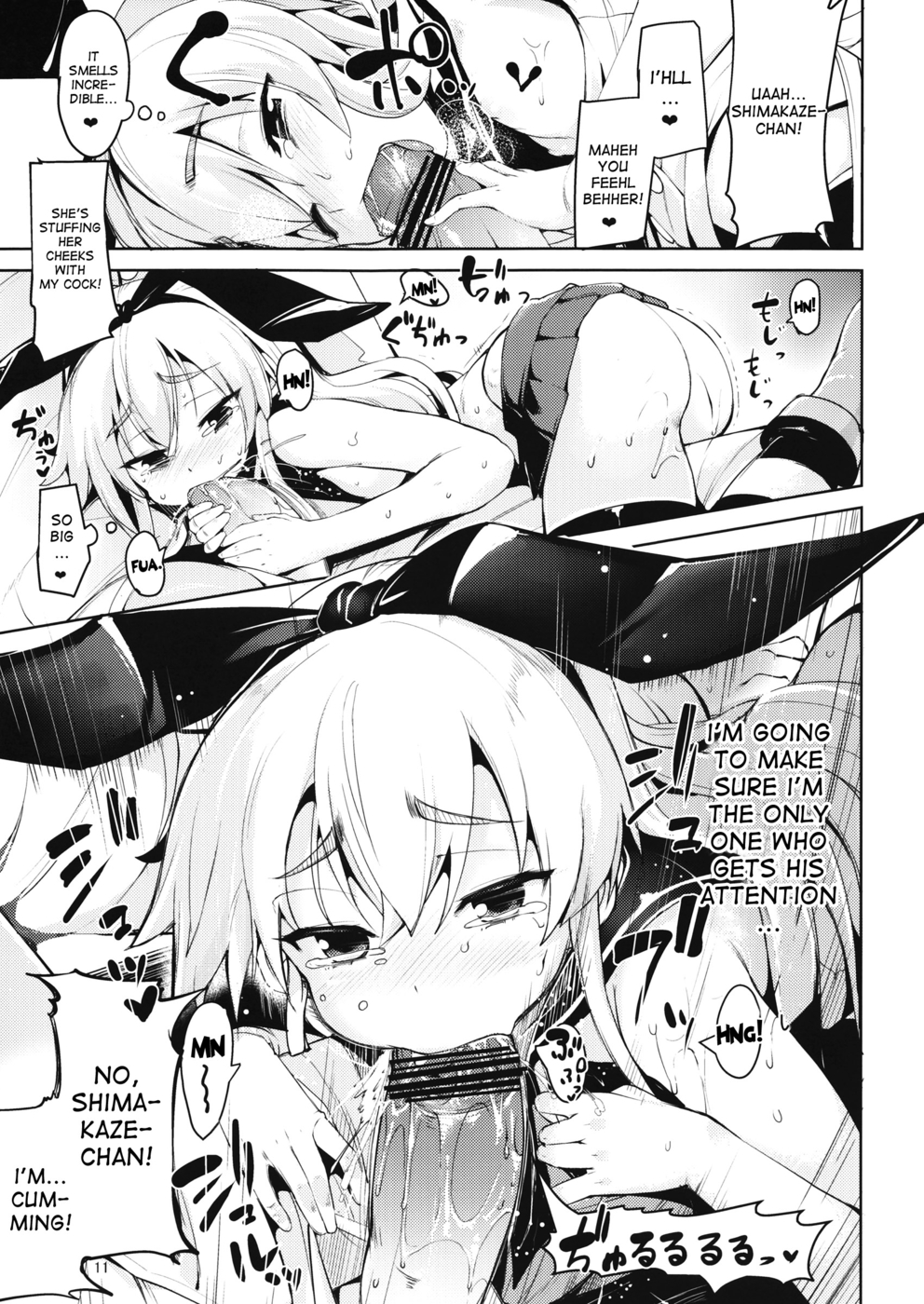 Hentai Manga Comic-Koi Suru Shimakaze-chan To Hentai Teitoku-Read-10